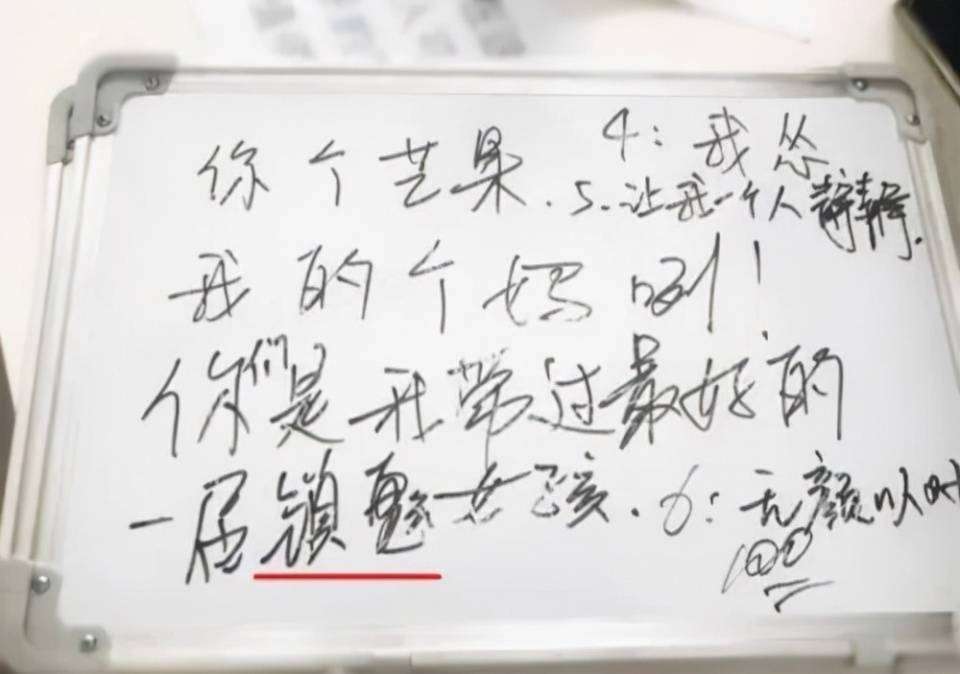 顶流明星写字翻车,文化水平遭质疑